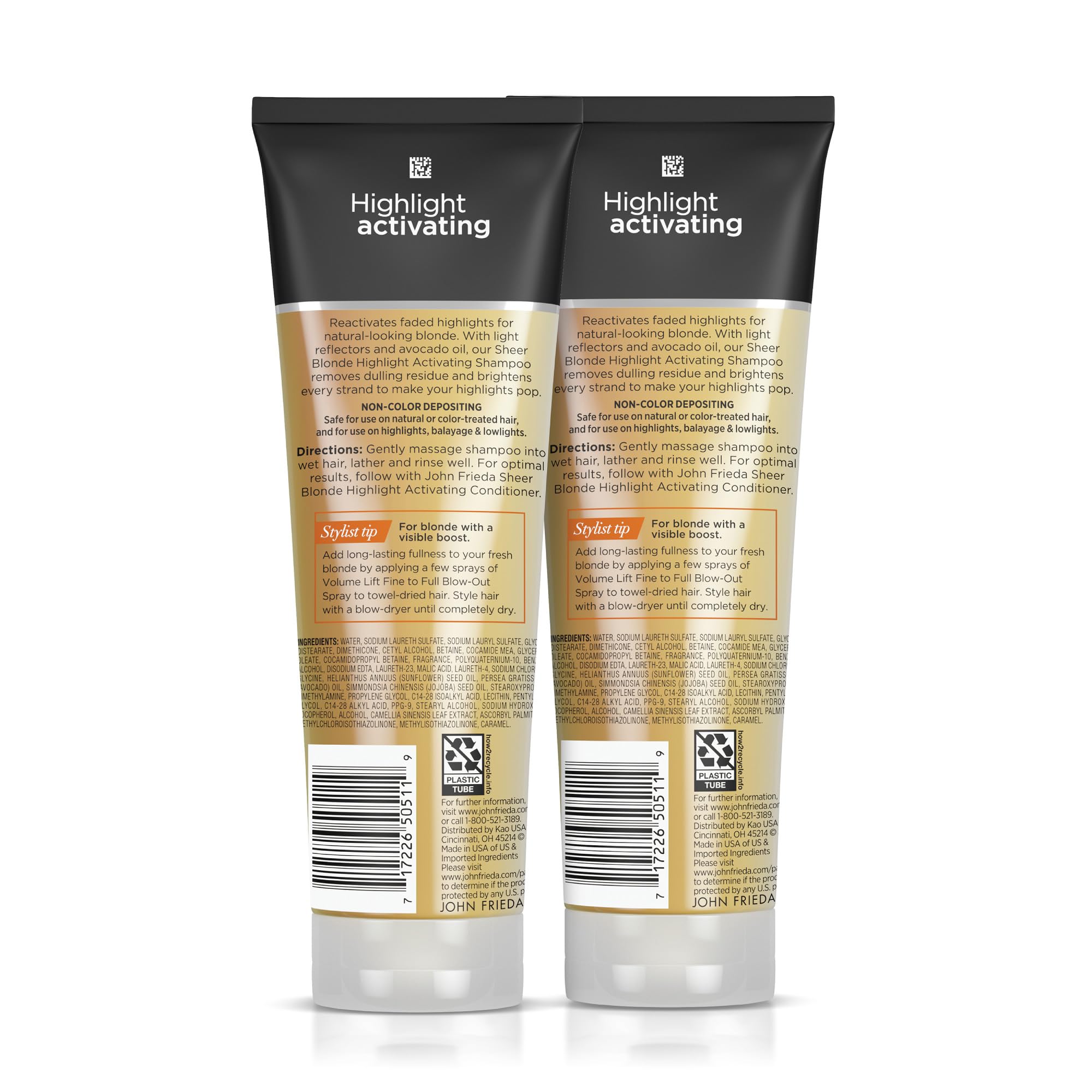 John Frieda Sheer Blonde pack of two offers salon-refreshing cleansing at home