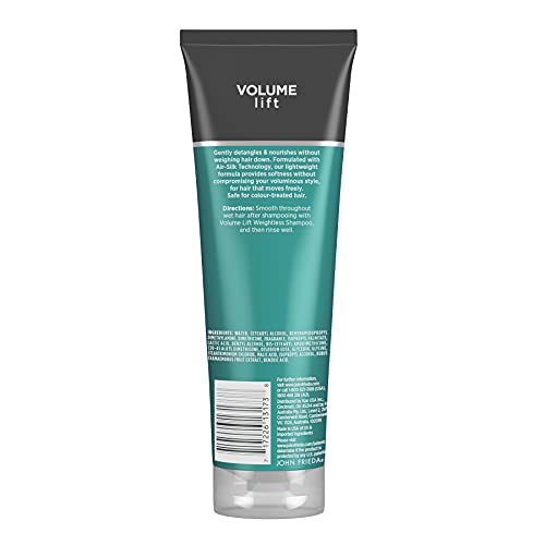 Lifestyle shot of Volume Lift bottle on a bathroom counter