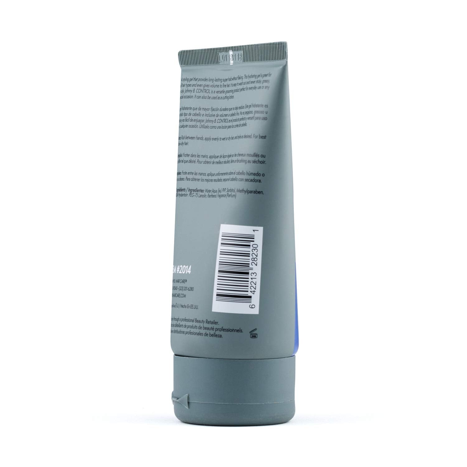 JOHNNY B. Control gel suitable for all hair types and textures