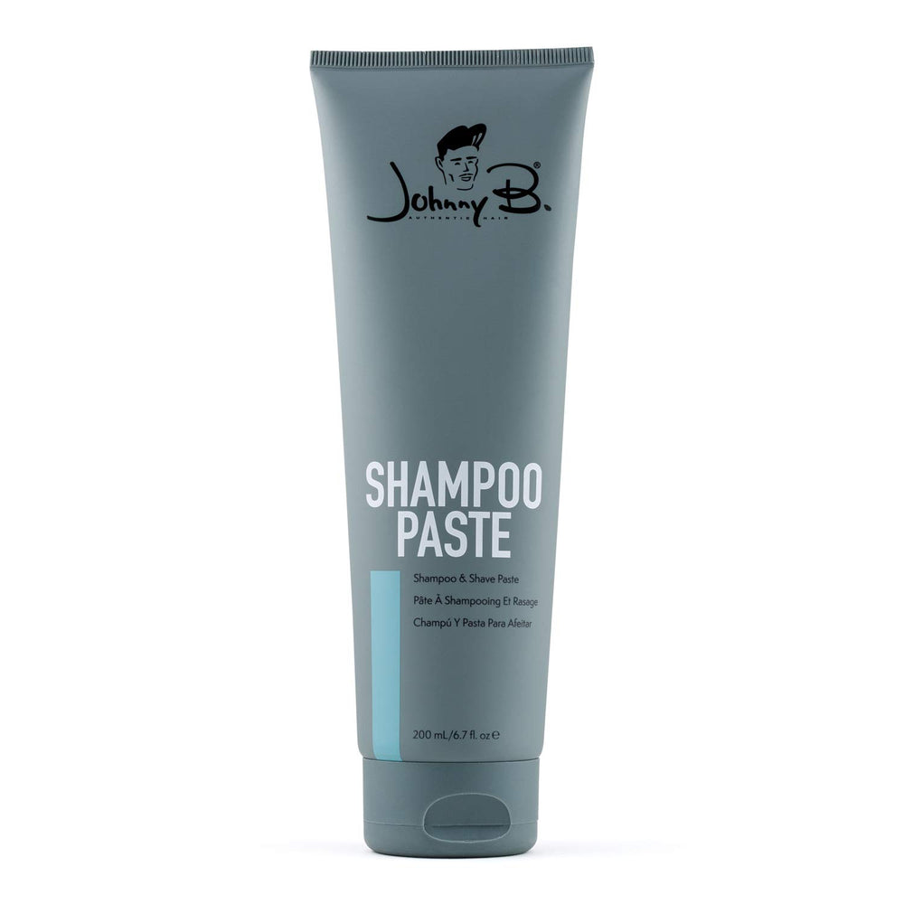 Johnny B. Shampoo Paste rich lather for versatile cleansing in daily grooming.