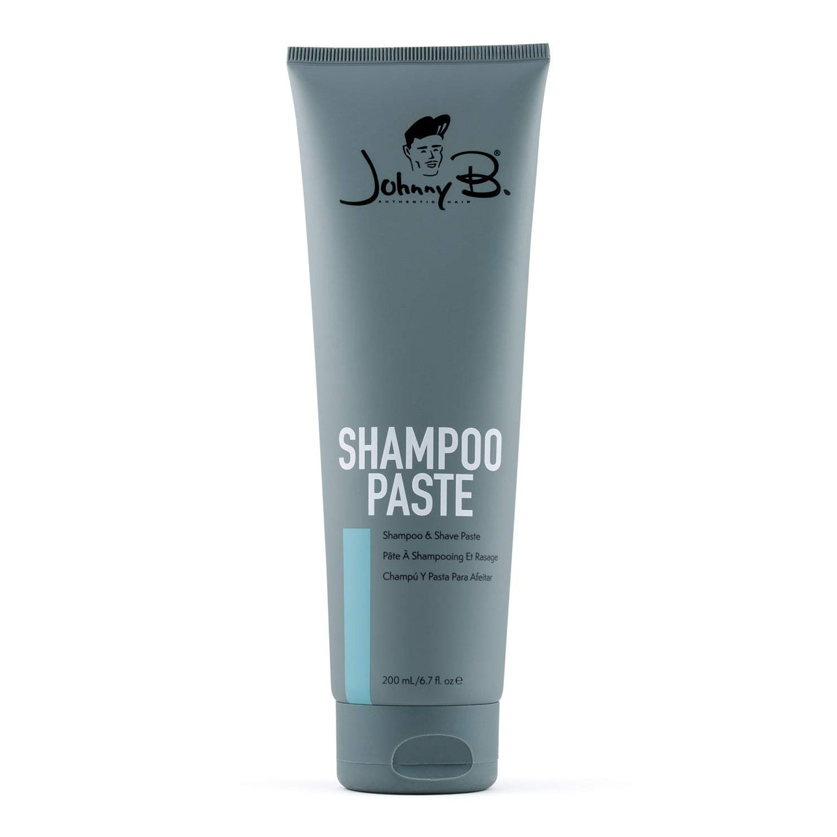 Johnny B. Shampoo Paste rich lather for versatile cleansing in daily grooming.