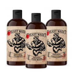 Johnny Slicks Beast Shower Set shave soap tin creates a protective lather for a smooth, comfortable shave