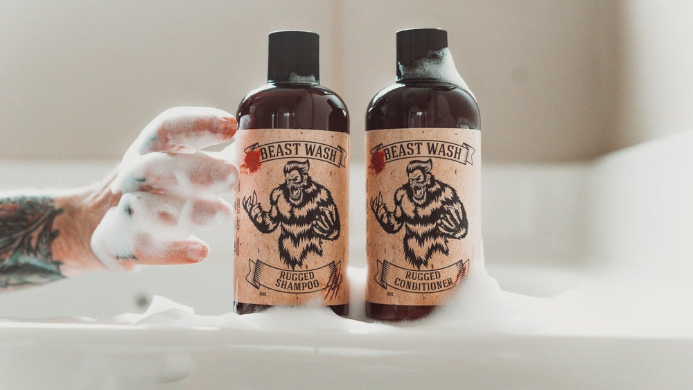 Johnny Slicks Conditioner shows soft hair texture after use.