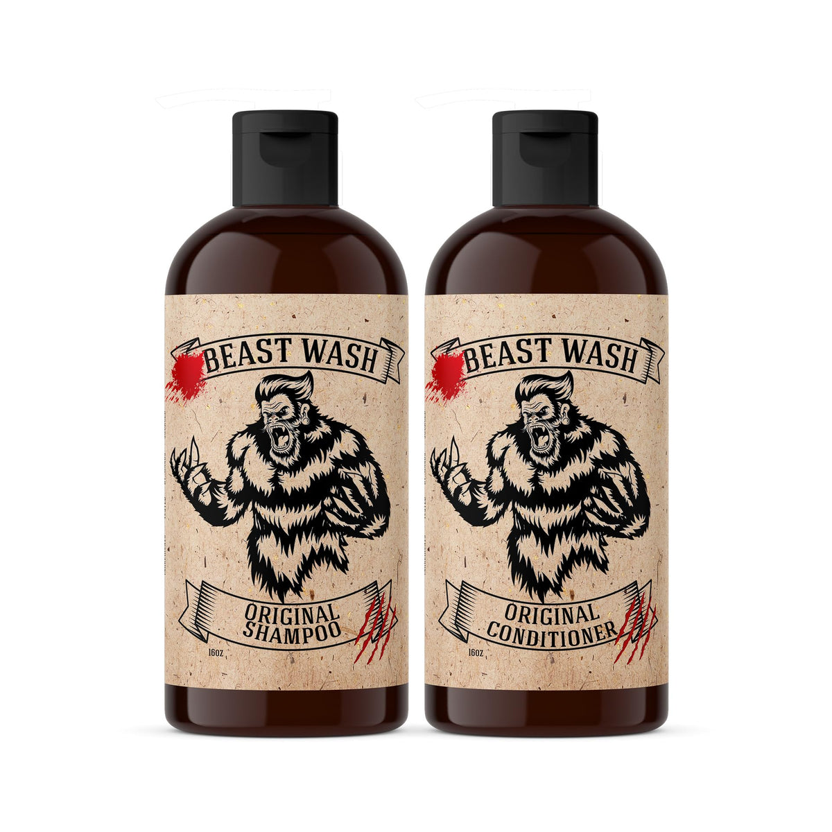 Johnny Slicks Hair Cleaning Kit shampoo bottle shows a gentle daily cleanse with hydrating ingredients