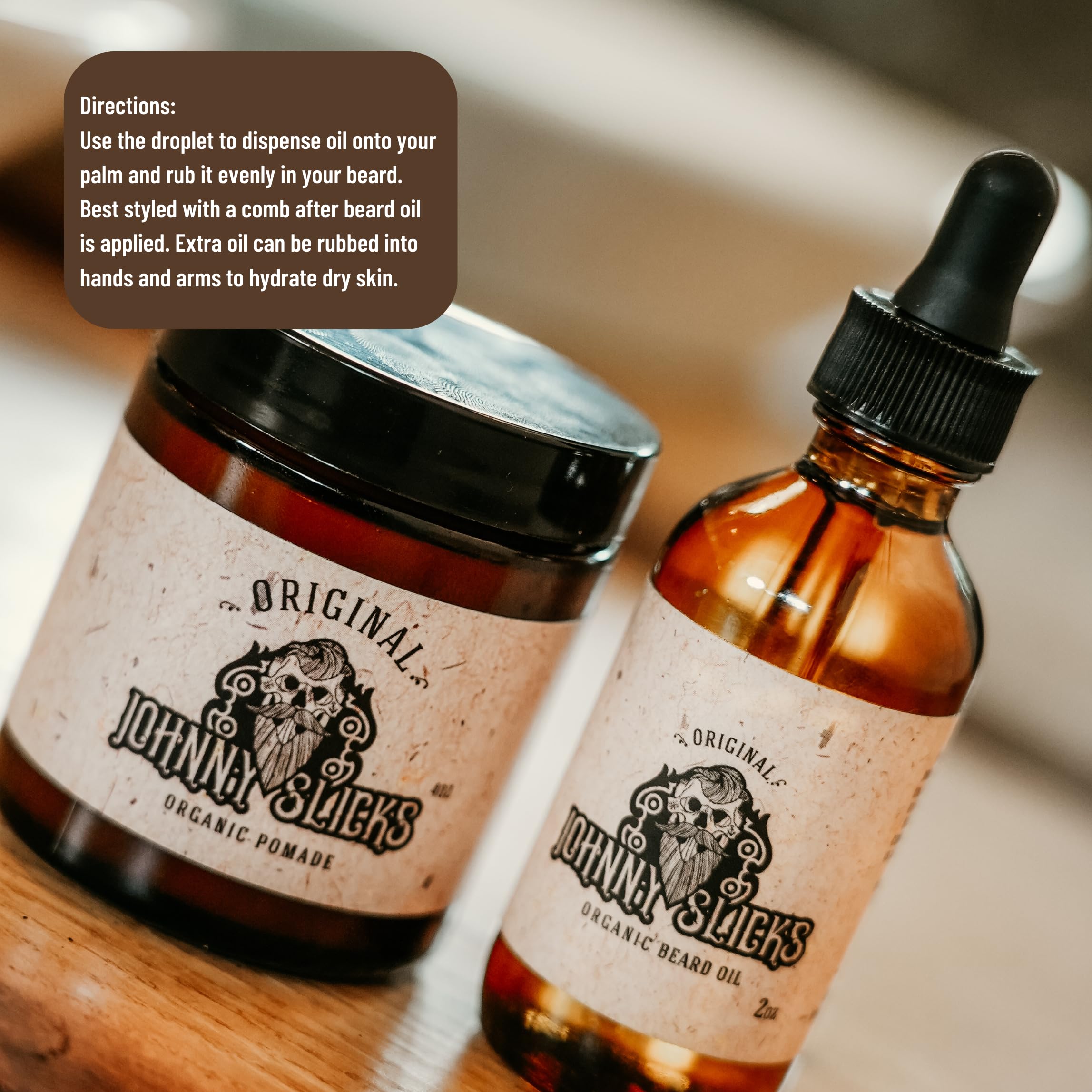 USA-made label highlighting North Carolina craftsmanship and veteran ownership.
