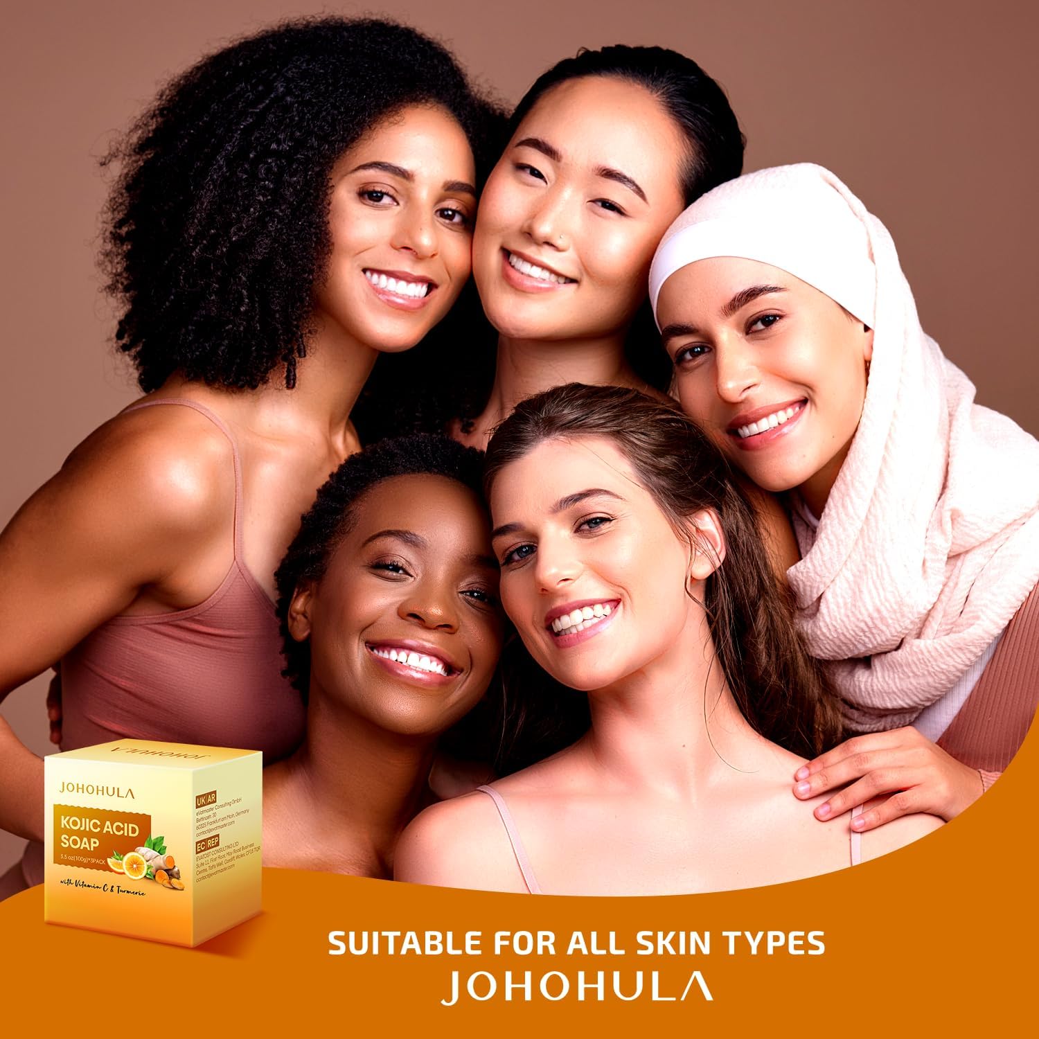 Johohula Kojic bar with vitamin C and turmeric suggests after-sun refreshment.