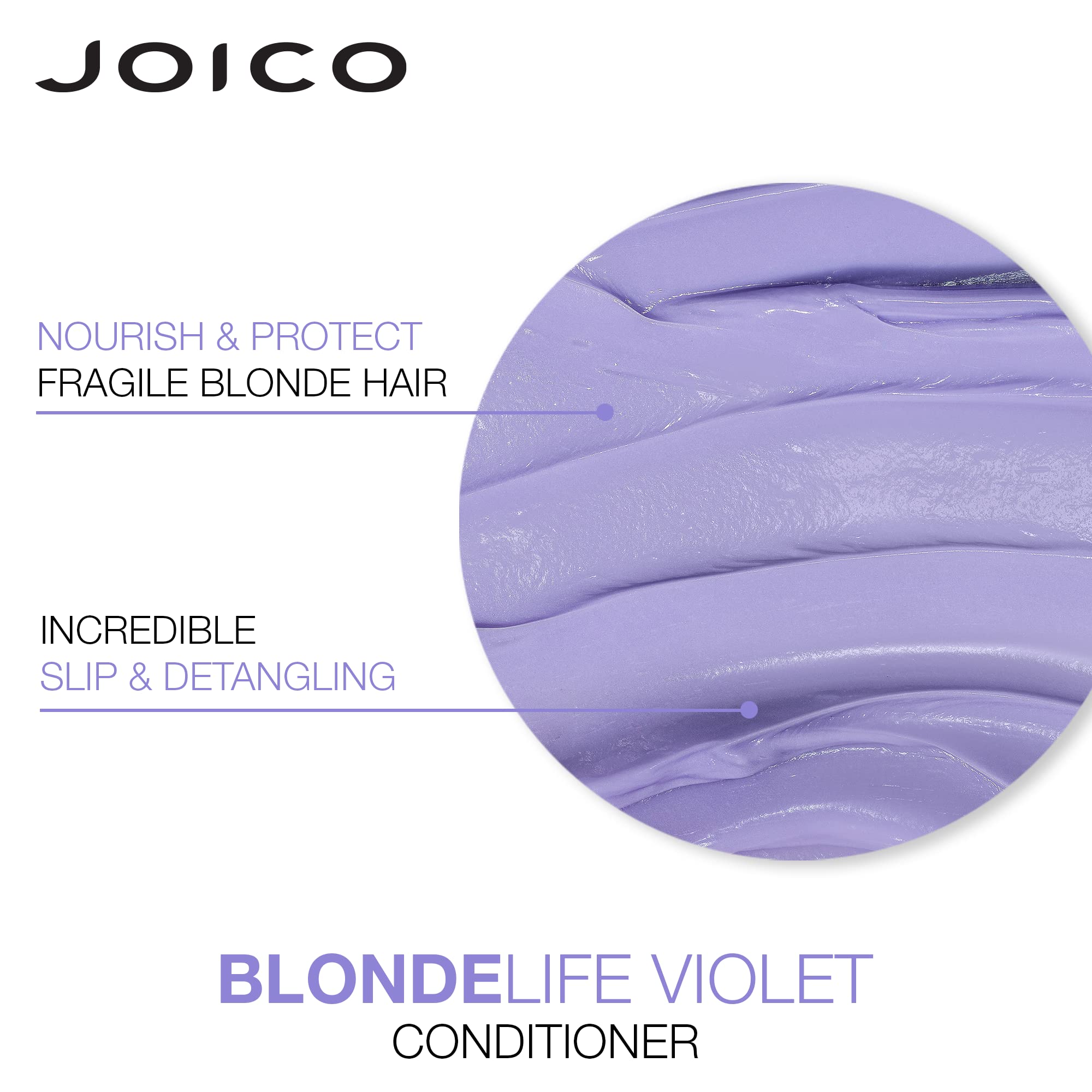 Joico Blonde Life 2ct packaging box shows the shampoo and conditioner duo