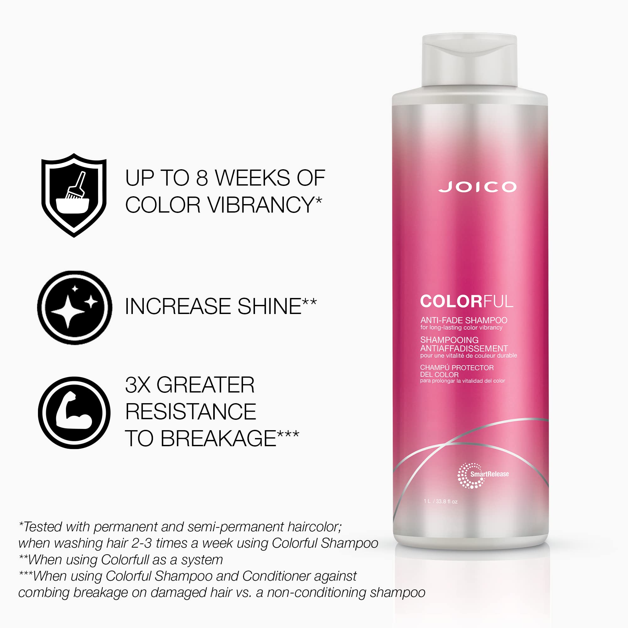 Joico Color Endure conditioner bottle promoting moisture and color retention.