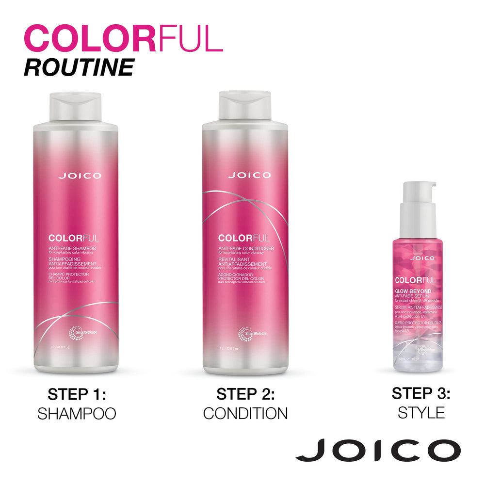 Joico Color Endure UV protection imagery for fade resistance.