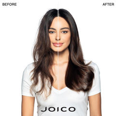 Joico Defy Damage KBOND20 Power Masque jar closeup, rich texture for detangling.