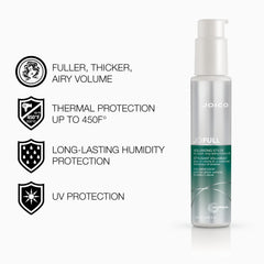 Joico JoiFULL bottle back label with ingredients and benefits