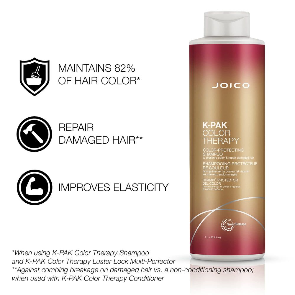 Joico K-Pak Color Therapy duo packaging highlighting color-care benefits