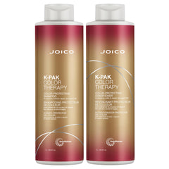Joico K-Pak Color Therapy Shampoo bottle showing color protection and cleansing ability