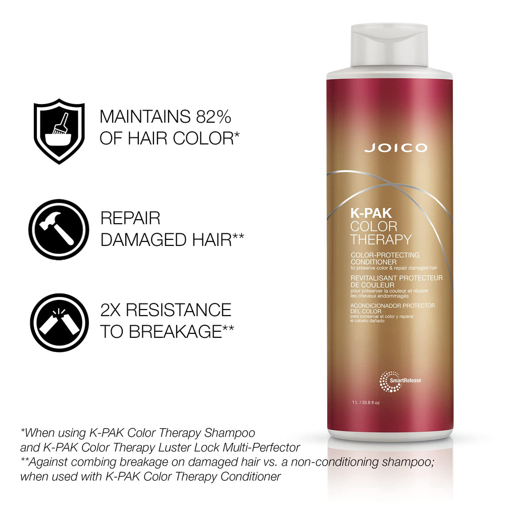 Joico K-Pak Color Therapy Shampoo being lathered into hair