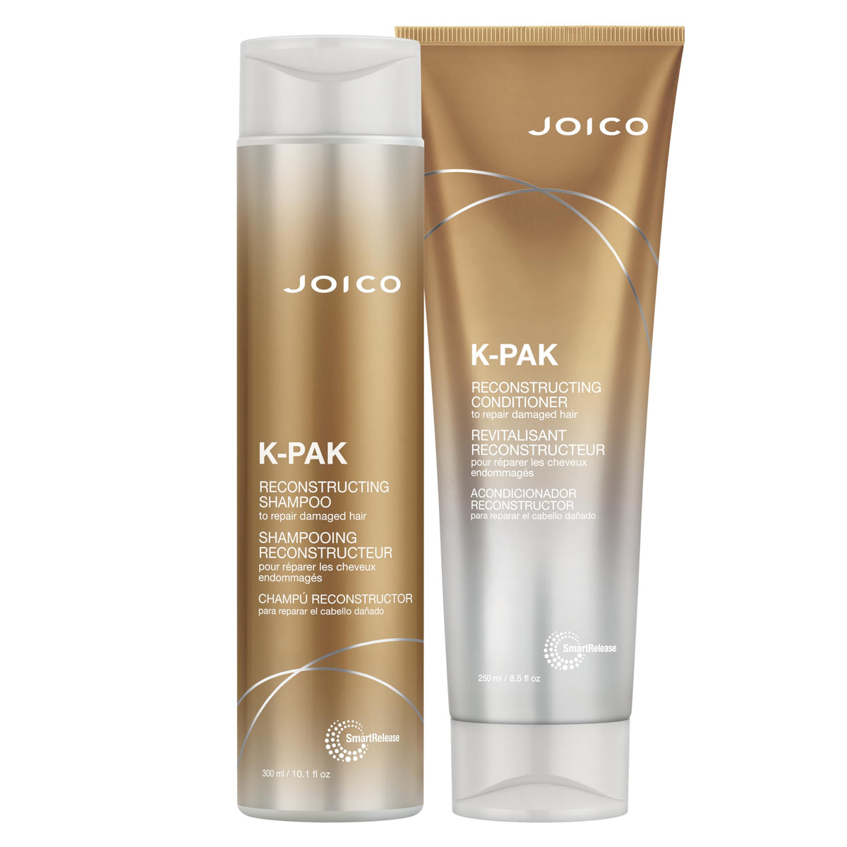 Joico K-PAK Daily Shampoo bottle showing gentle cleansing for daily hair care.