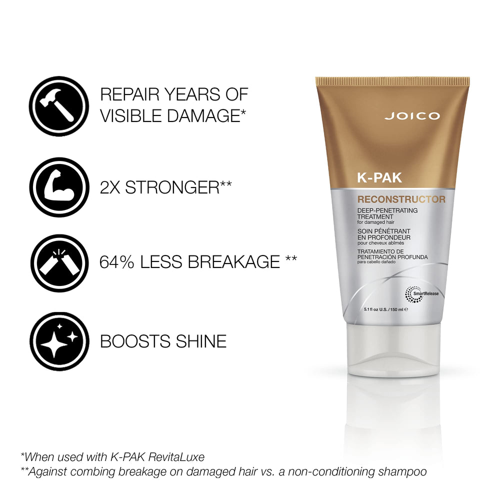 Joico K-PAK Reconstructor cuticle seal action showing smooth surface after treatment