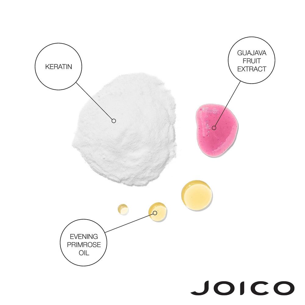 Joico K-PAK Shampoo lather closeup indicating rich cleansing action.