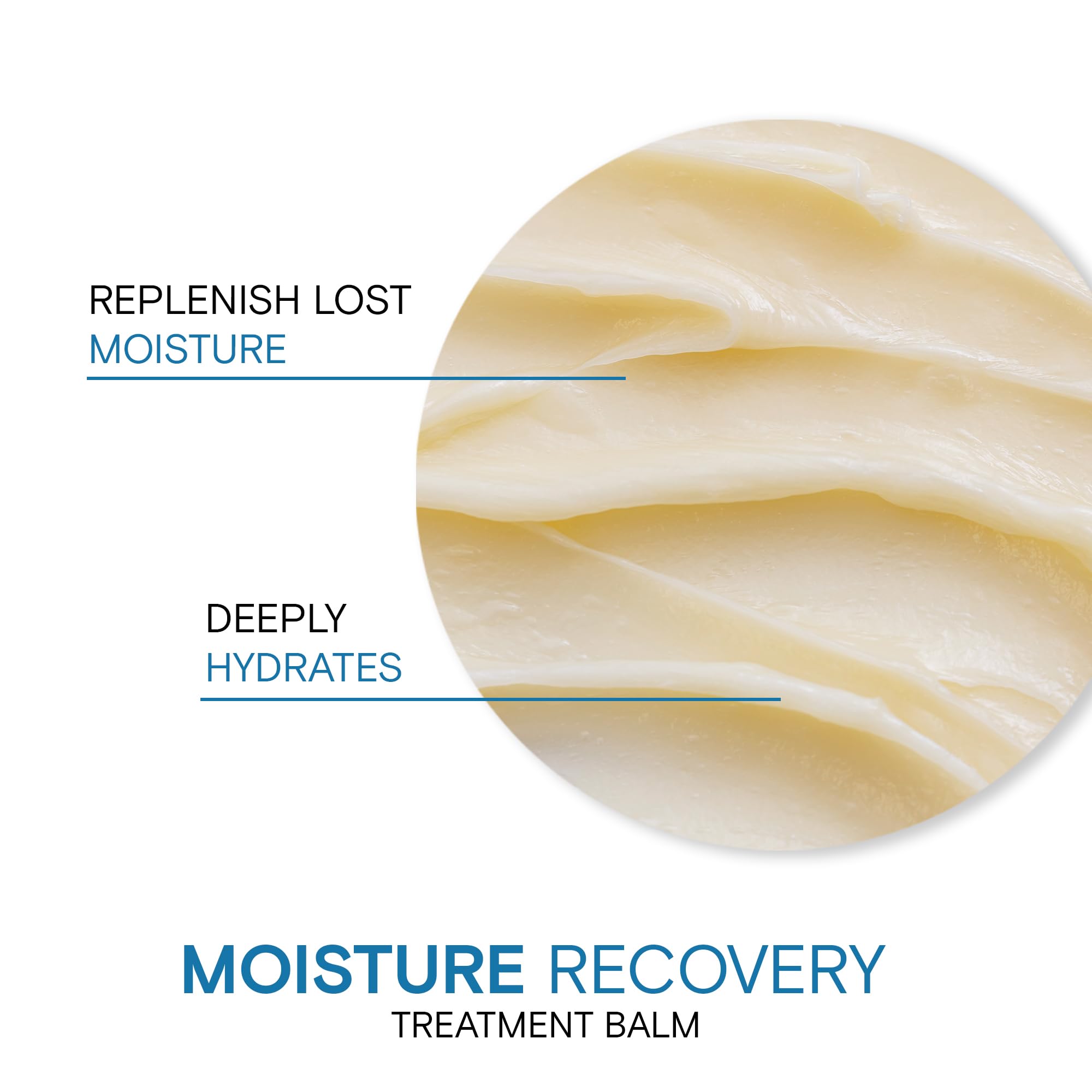 Joico Moisture Recovery Balm applied to hair demonstrates deep hydration for thick, coarse strands