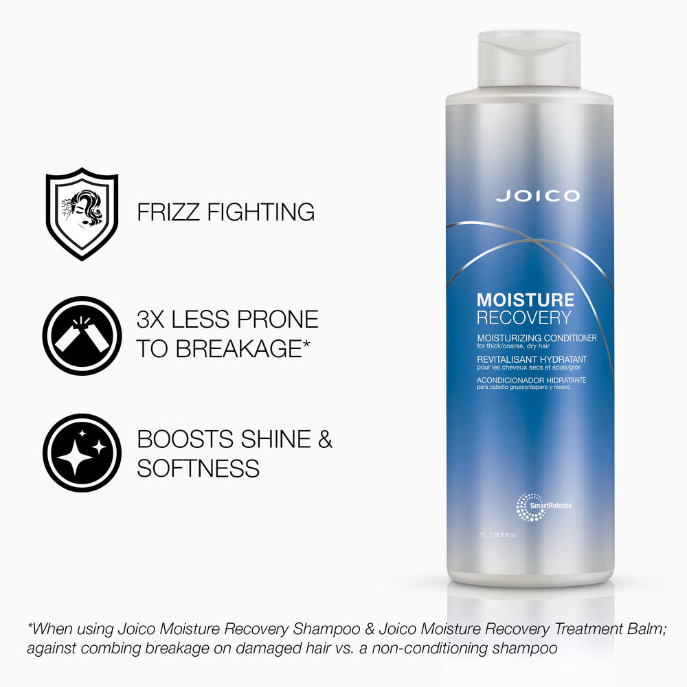 Joico Moisture Recovery Conditioner smoothing glide eases detangling