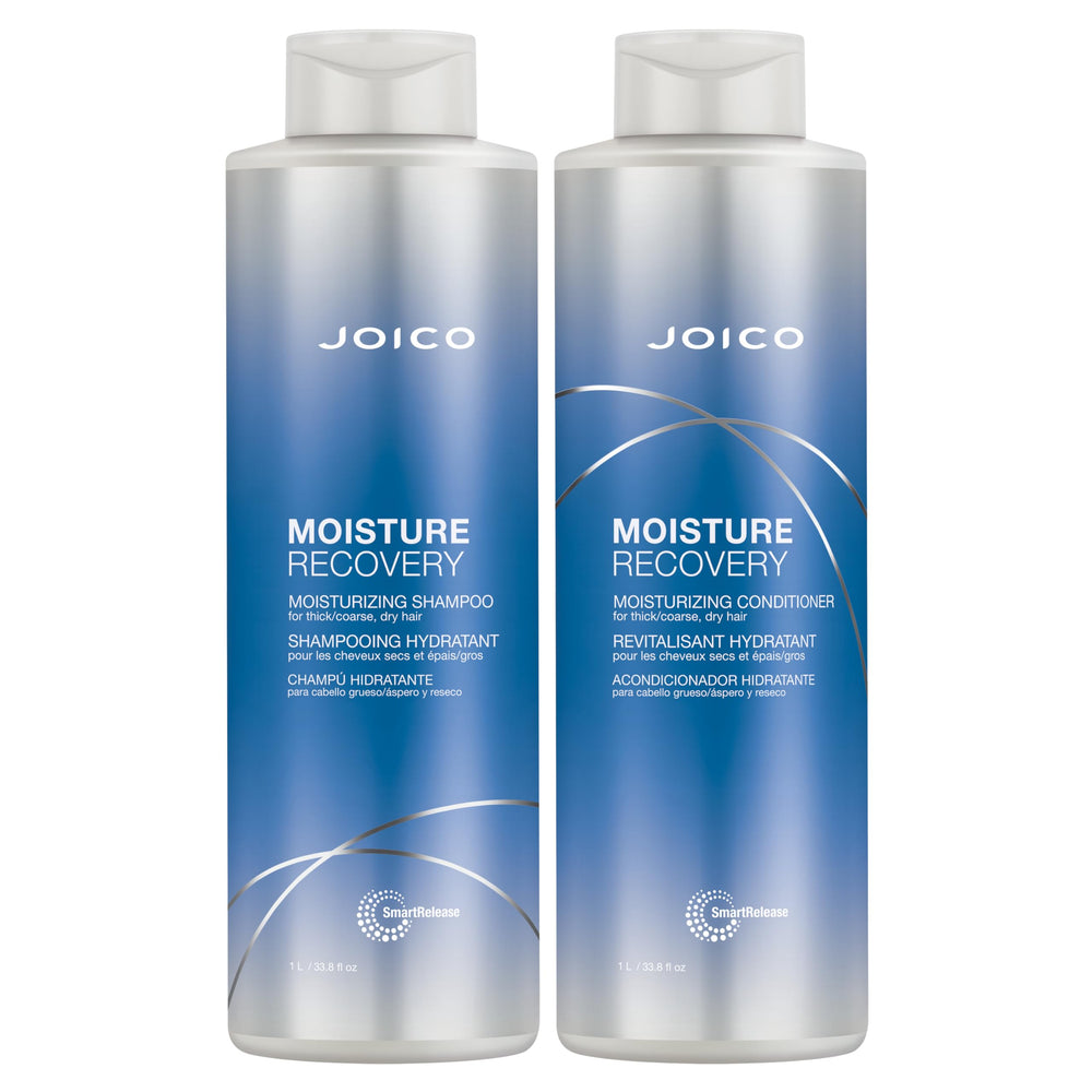Joico Moisture Recovery Shampoo pour hydrates dry hair during cleansing