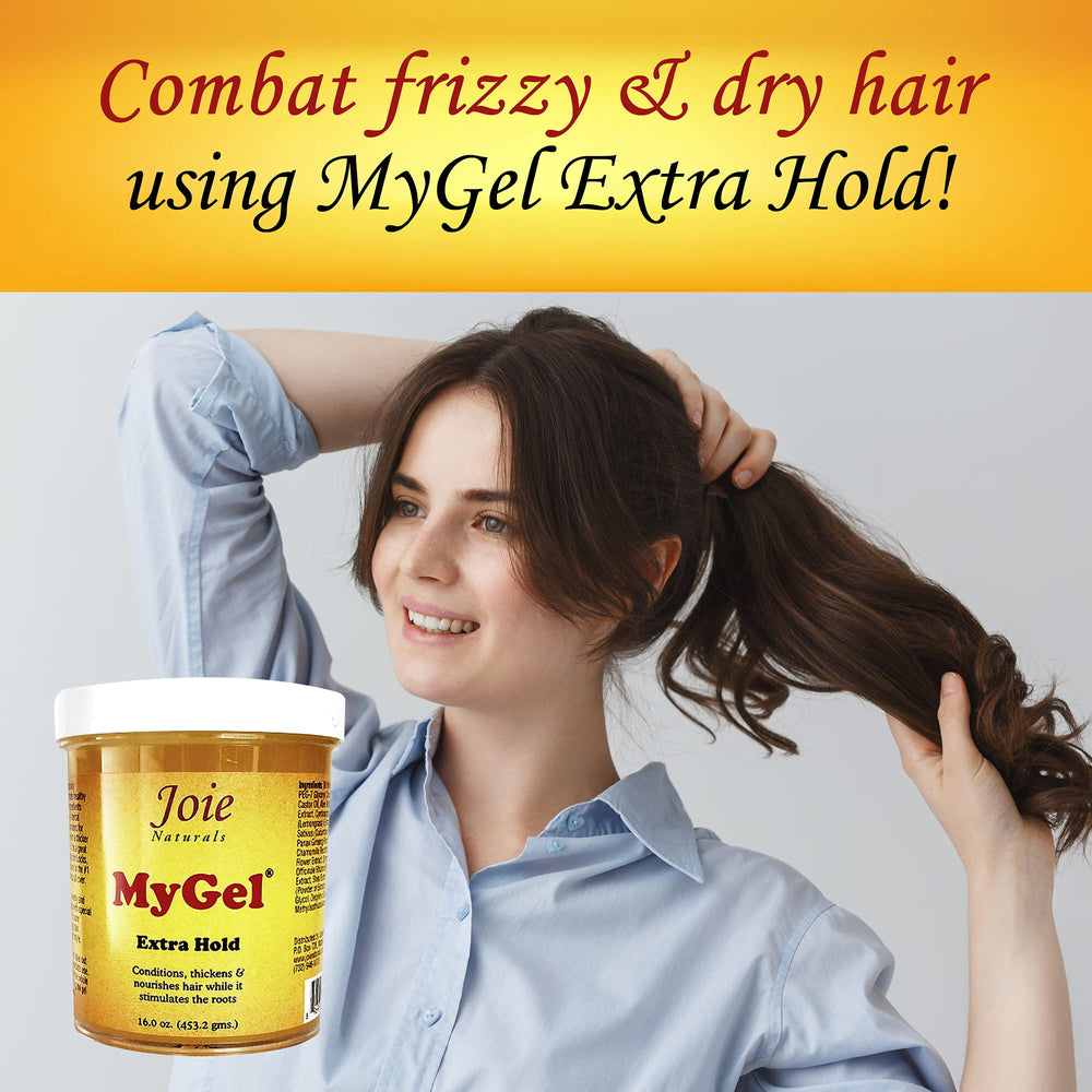 Joie Naturals MyGel Extra Hold on wet-look hair finish for controlled style