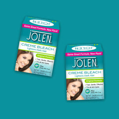 Jolen Creme Bleach Pot packaging close-up with clear labeling for quick reference.
