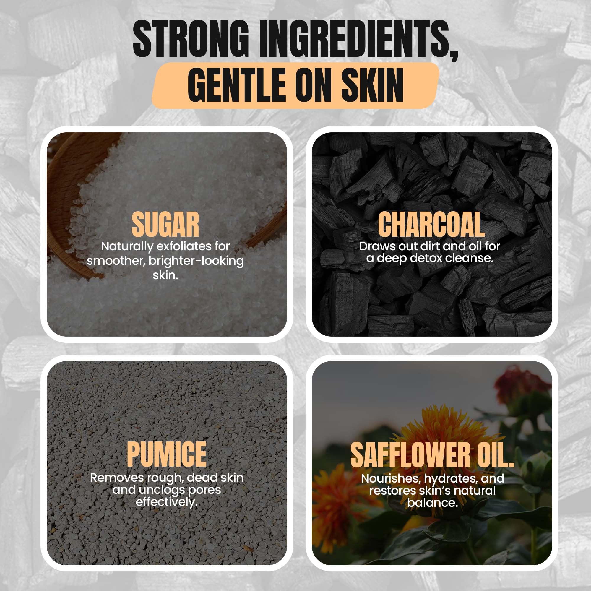 Paraben-free and mineral oil-free formula on the ingredient label