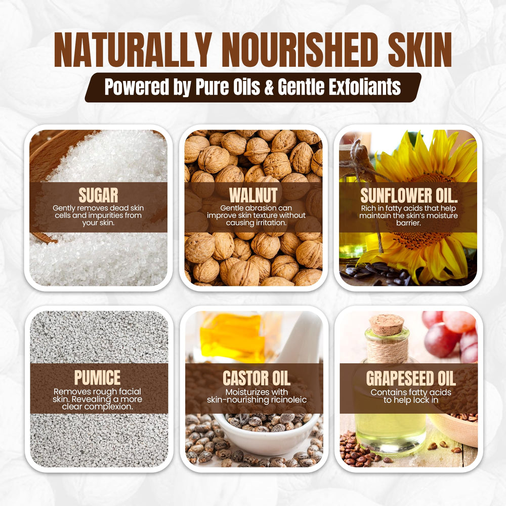 Packaging highlights premium ingredients and a paraben-free formula.