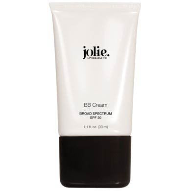 Jolie BB Cream SPF 30 bottle-pump for quick, sheer coverage in daily wear.