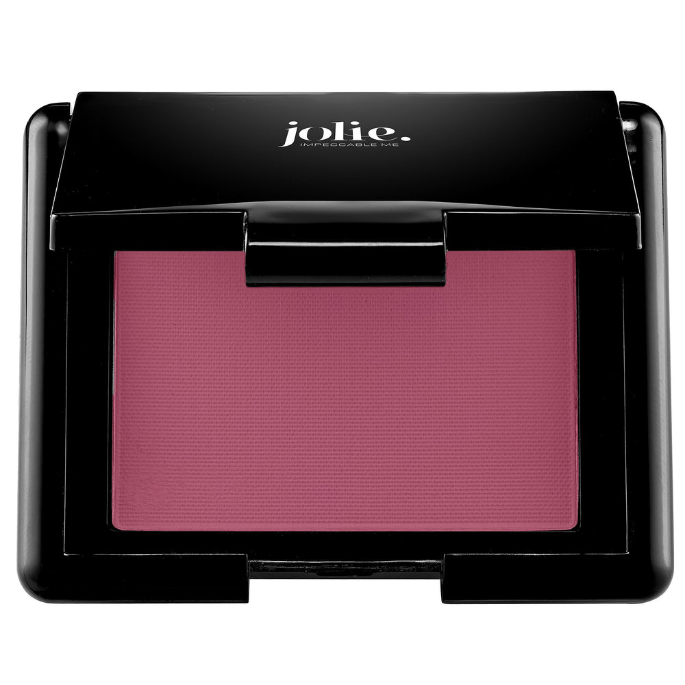 Jolie Blush Perfect Pressed Cheek Color compact close-up showing rich pigment and a smooth finish