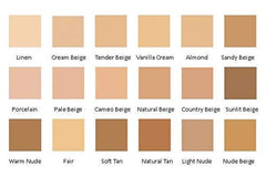 Jolie Mineral Liquid Powder Foundation Vanilla Cream on skin showing a natural powder finish.