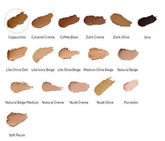 JOLIE Kamaflage swatch in Caramel Creme shows durable, skin-like coverage.