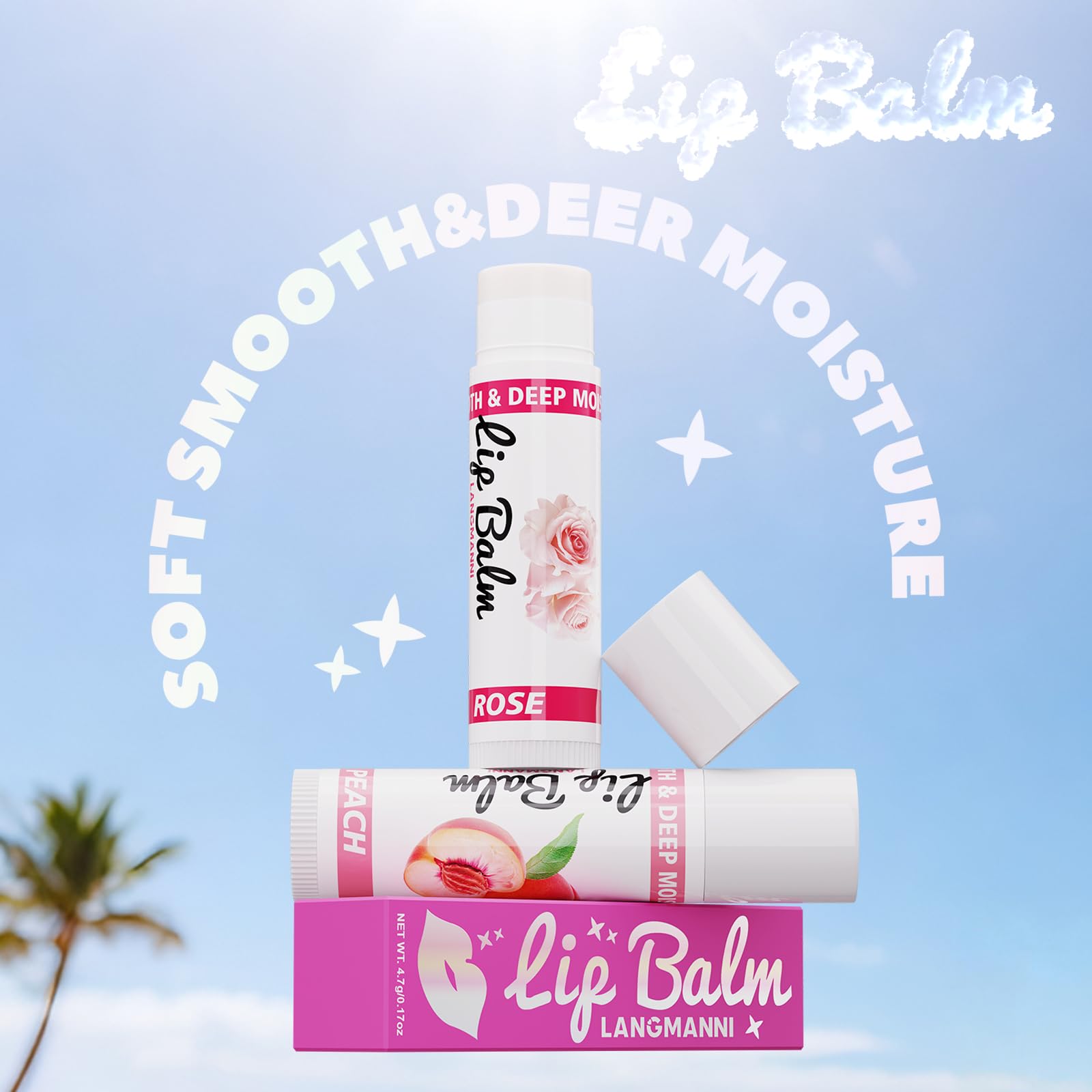 Jolilab Lip Care coconut flavor stick tropical aroma and softness.