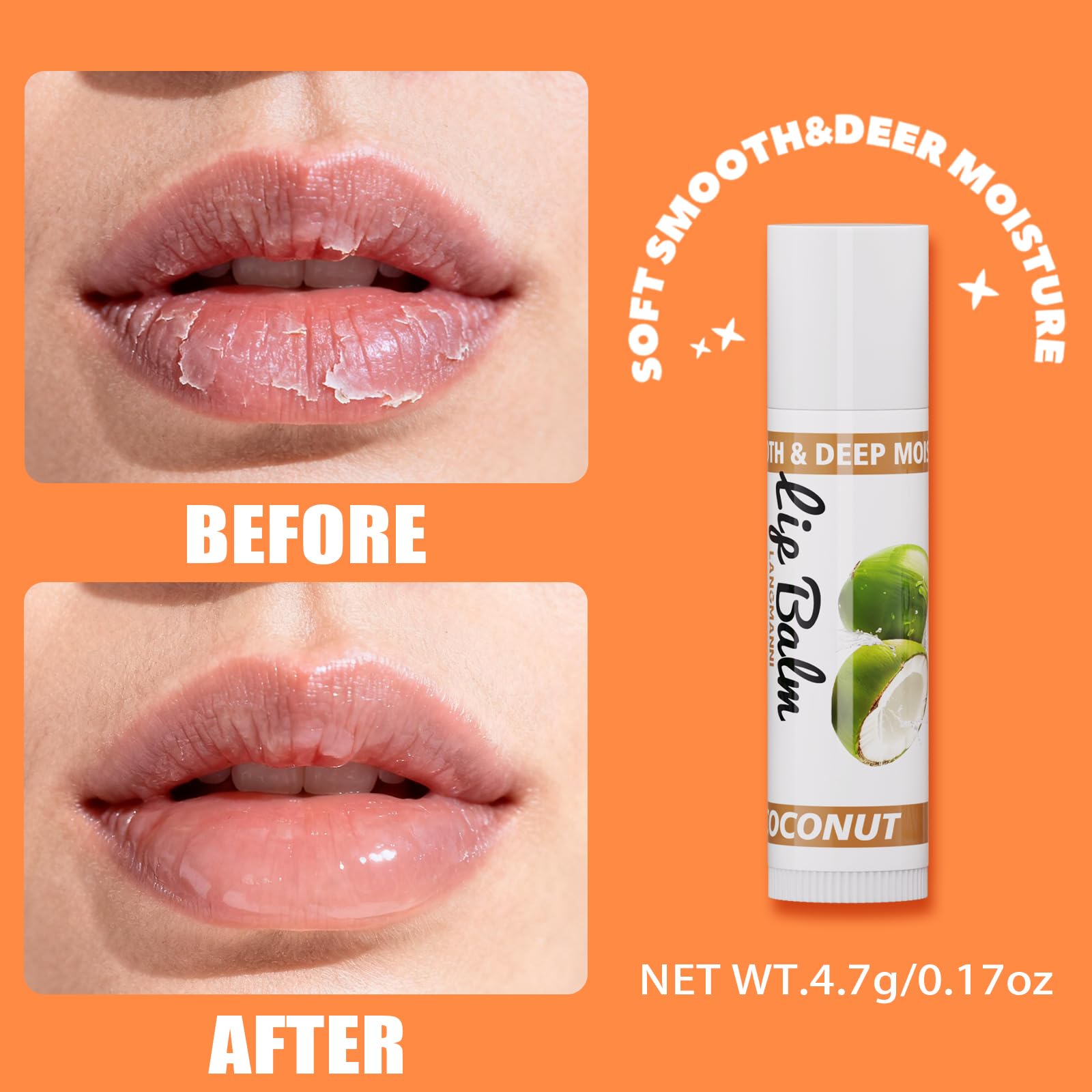 Jolilab Lip Care mint flavor stick with cooling sensation.