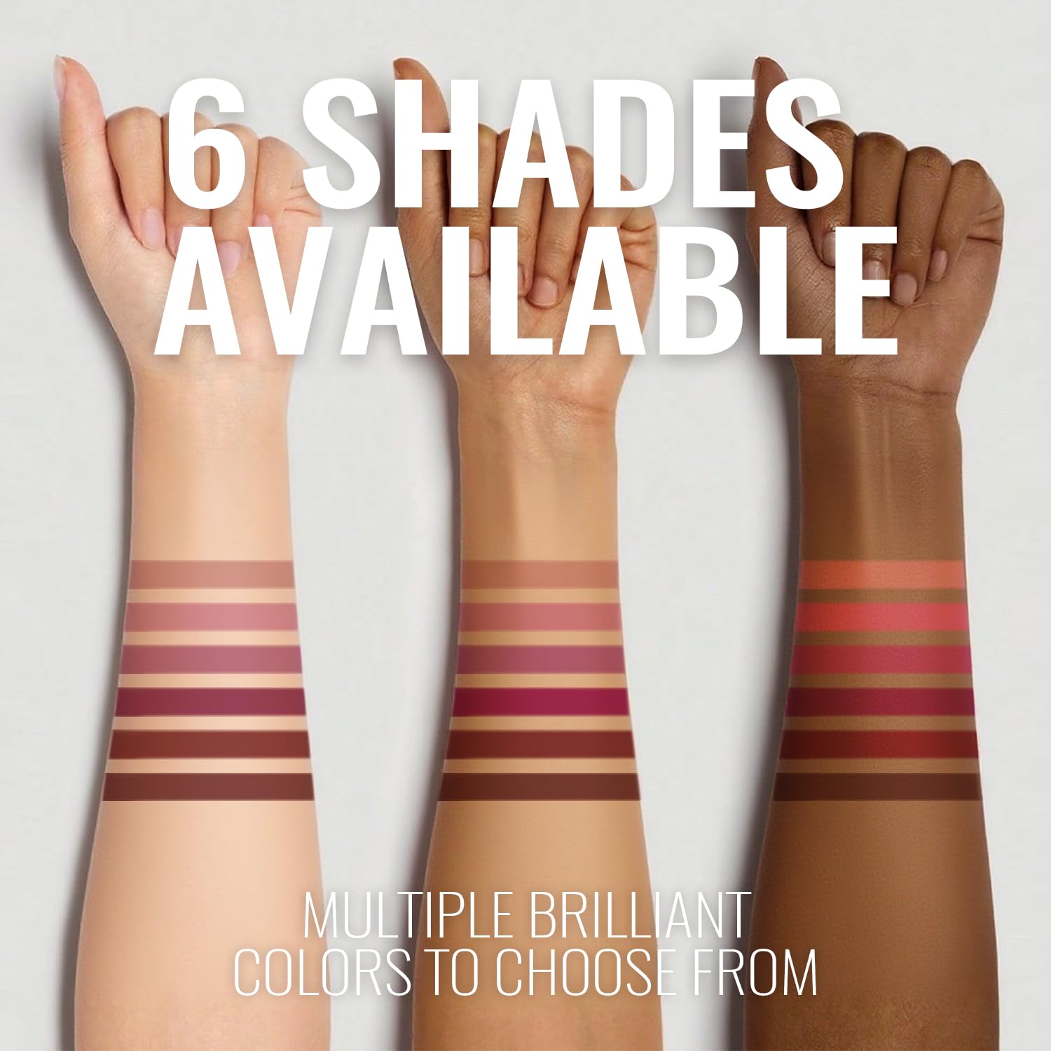 Jolilab Lip Stain Set four colors swatch showing pigment variety