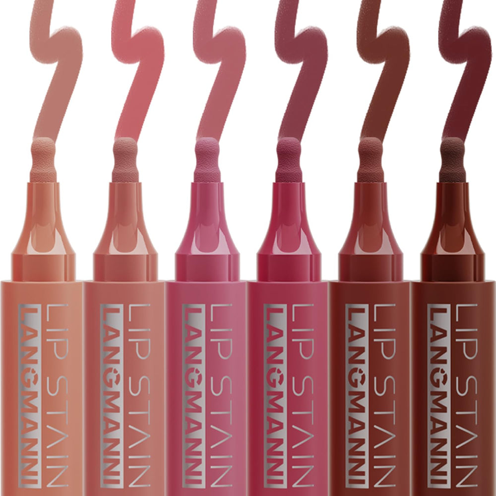 Jolilab Lip Stain swatches display rich colors across shades