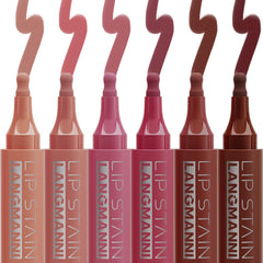 Jolilab Lip Stain swatches display rich colors across shades