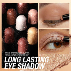 Jolilab Waterproof Eyeshadow Sticks offer long-lasting color without creasing.