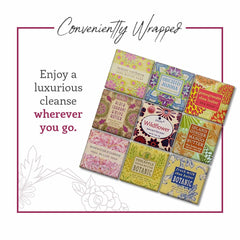 Jolitee French milled mini-bars wrapped image showcasing gift-ready packaging ideal as a thoughtful gift.