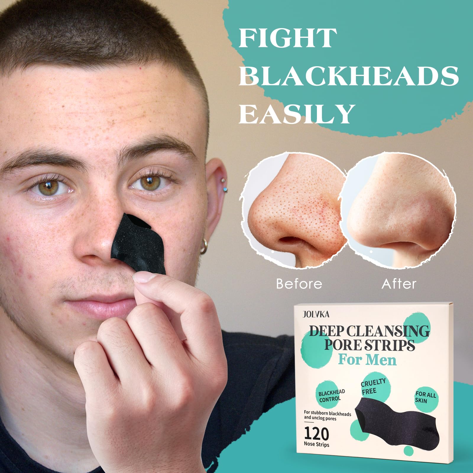 Natural charcoal helps draw out impurities during a quick cleanse