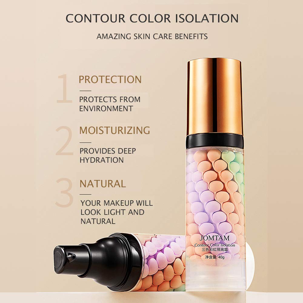 JOMTAM Contour color-correcting serum brightens dull skin with gentle hydration.