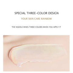 JOMTAM Contour three-color spiral design enables easy blending and even coverage.