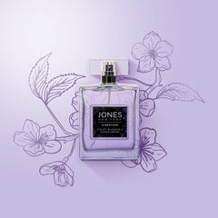 Jones New York Violet Blossom & Sandalwood box and bottle present a gift-ready option.