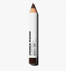 Jones Road Brow Pencil Brunette close-up for natural brow definition with complimentary masque.