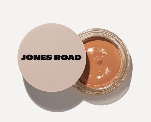 Jones Road What The Foundation Medium tint bottle for natural buildable coverage.