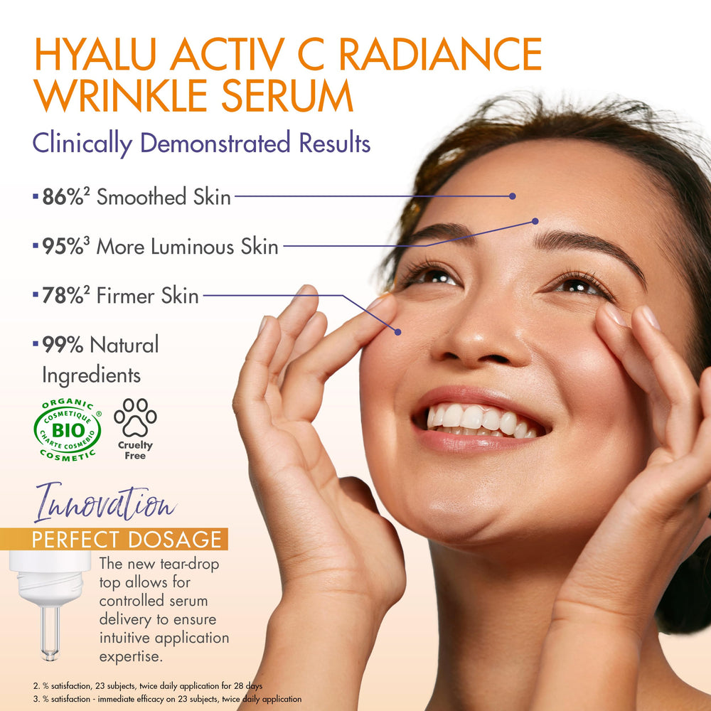 JONZAC Organic Hyalu Activ C packaging box showcases vegan formula