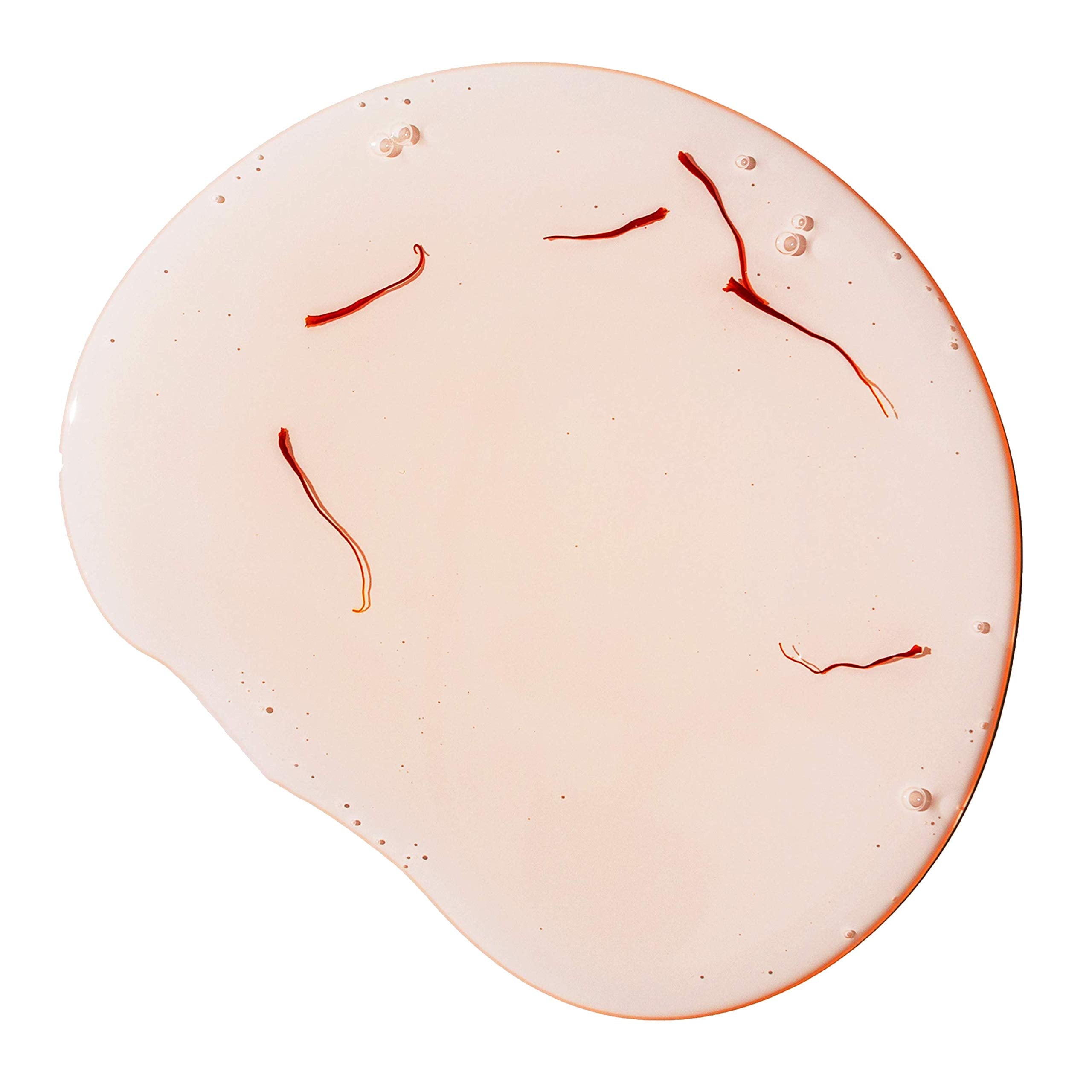 Joon Saffron Hair Elixir provides heat protection during styling.
