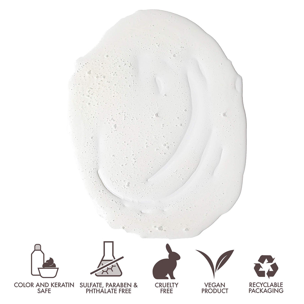 Joon Saffron Rose Shampoo natural ingredients close-up featuring nourishing oils.