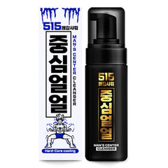 Joongsim Ulul 515 men's cleanser bottle with cooling menthol for refreshing skin.