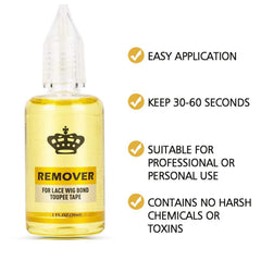 JOOYEAH adhesive remover quickly breaks down strong glue bonds.